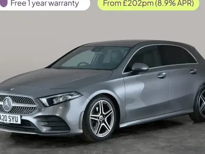 Used Mercedes A200 AMG line 163 HP (119 kW) 2020 Grey Hatchback