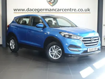 Used Hyundai Tucson 116 HP (85 kW) 2018 Blue SUV