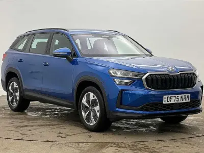 Used Skoda Kodiaq SE 150 HP (110 kW) 2025 Race blue metallic SUV