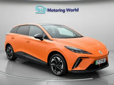Used MG MG4 EV Trophy 319 kW (435 HP) 2023 Orange Hatchback