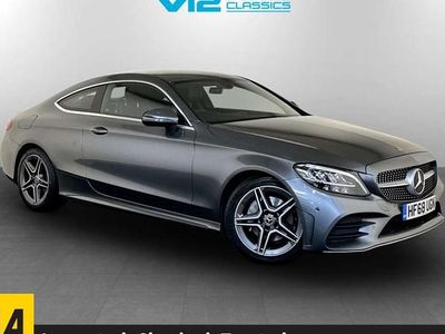 Used Mercedes C200 AMG line 198 HP (145 kW) 2018 Grey Coupe
