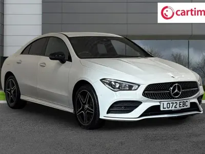 Used Mercedes CLA250e AMG Line Premium 2022 White Sedan