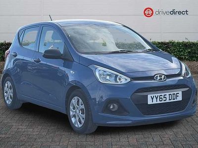 Used Hyundai i10 66 HP (48 kW) 2015 Blue Hatchback