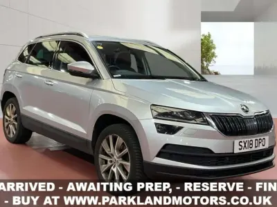 Used Skoda Karoq SE L 116 HP (85 kW) 2018 Silver SUV