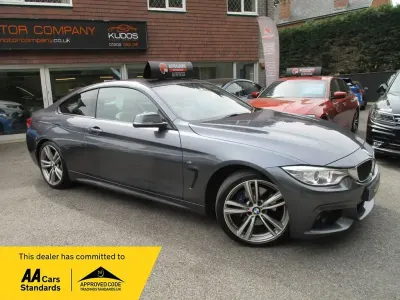 Begagnad BMW 420 M Sport 184 HK (135 kW) 2014 Grå Sportkupé
