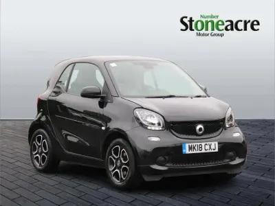 Used Smart ForTwo Coupé Premium 90 HP (66 kW) 2018 Black Coupe