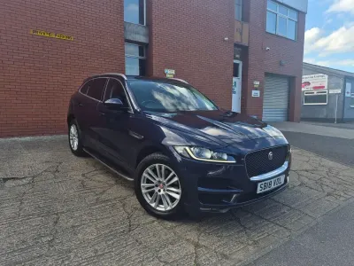 Used Jaguar F-Pace Portfolio 2018 Blue SUV