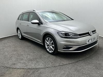Used VW Golf VII GT 150 HP (110 kW) 2020 Tungsten silver metallic Estate