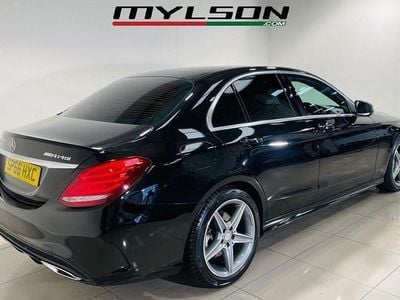 Used Mercedes C250 AMG line 204 HP (150 kW) 2016 Black Sedan