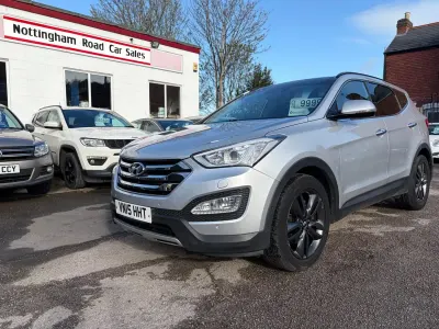 Begagnad Hyundai Santa Fe Premium SE 2015 Silver SUV