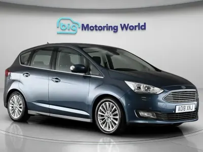 Second-hand Ford C-MAX Titanium 125 CP (91 kW) 2018 Albastru Monovolum