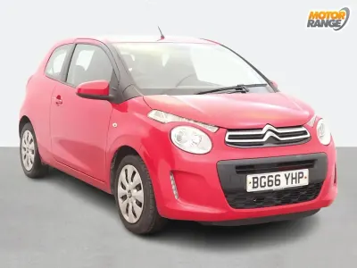 Używany Citroën C1 Feel 68 KM (50 kW) 2016 Czerwony Hatchback