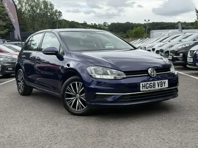 Used VW Golf VII SE 150 HP (110 kW) 2018 Blue Hatchback