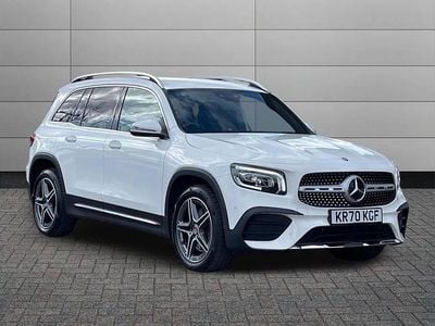 Begagnad Mercedes GLB220 AMG Line Premium 190 HK (139 kW) 2020 Vit SUV