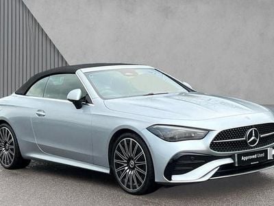 Metallic paint hightech silver Used 2025 Mercedes CLE300 AMG Line Premium Plus Cabriolet | £57,480 (A bit pricey)