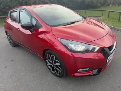 Używany Nissan Micra S 92 KM (67 kW) 2022 Czerwony Hatchback