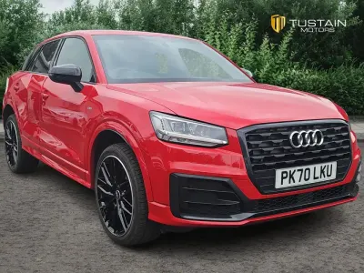 Used Audi Q2 Black Edition 150 HP (110 kW) 2020 Red SUV