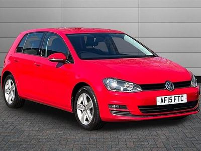 Used VW Golf VII Match 122 HP (89 kW) 2015 Tornado red Hatchback