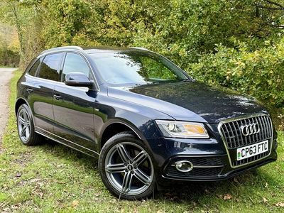 Used Audi Q5 S-line plus 245 HP (180 kW) 2013 Blue SUV