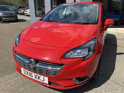 Used Vauxhall Corsa 90 HP (66 kW) 2016 Red Hatchback