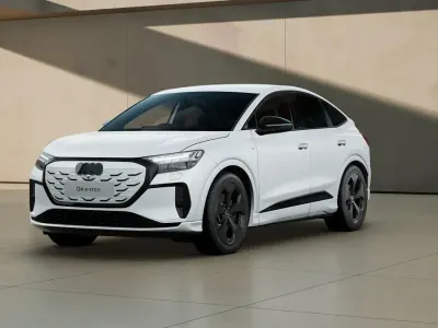 New Audi Q4 Sportback e-tron Black Edition 2026 White SUV