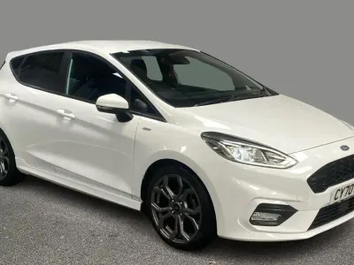Second-hand Ford Fiesta ST-Line 125 CP (91 kW) 2020 Alb Hatchback