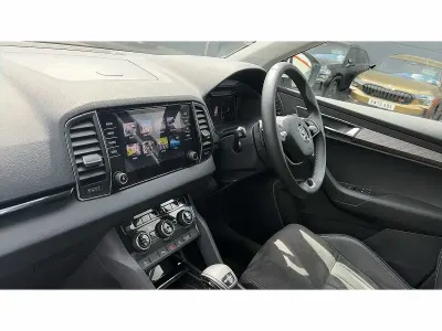 Used Skoda Karoq SE L 150 HP (110 kW) 2024 Moon white metallic SUV