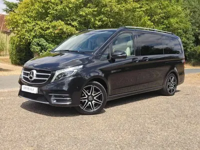 Used Mercedes V250 AMG line 2018 Black MPV
