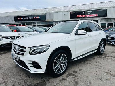 White Used 2018 Mercedes GLC220 AMG Line Premium Estate | £19,475 (Fair price)