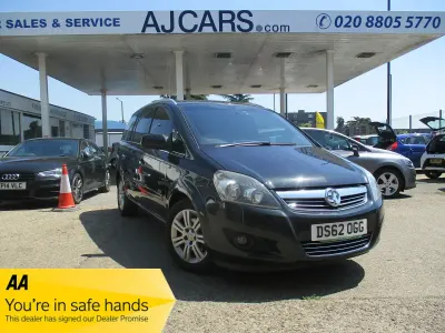 Used Vauxhall Zafira Design Edition 2013 Black MPV