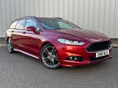 Red Used 2018 Ford Mondeo ST-Line Estate | £10,995 (Fair price)