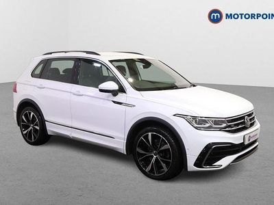 White Used 2022 VW Tiguan R-line SUV | £26,599 (Fair price)