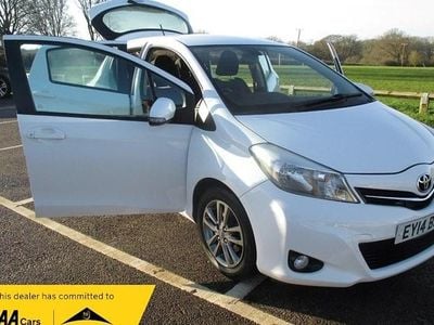 White Used 2014 Toyota Yaris Plus Hatchback | £4,990 (Fair price)