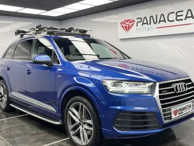 Used Audi Q7 S-Line 272 HP (200 kW) 2016 Blue SUV