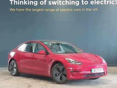 Used Tesla Model 3 Standard Range 208 kW (283 HP) 2021 Red Sedan