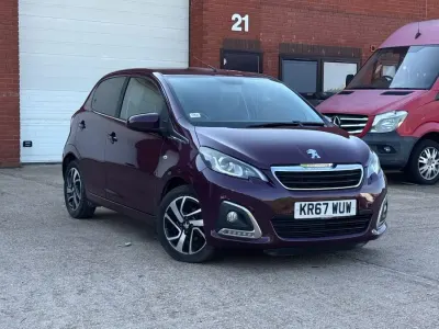 Used Peugeot 108 Allure 82 HP (60 kW) 2017 Mauve/purple Hatchback