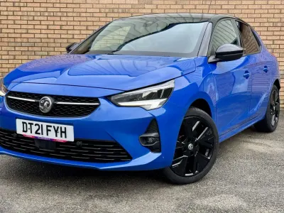 Used Vauxhall Corsa-e SRi 100 kW (136 HP) 2021 Blue Hatchback