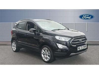 Black Used 2022 Ford Ecosport Titanium SUV | £11,726 (Good price)