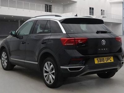 Used VW T-Roc Design 150 HP (110 kW) 2018 Deep black pearl SUV