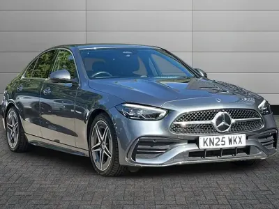 Used Mercedes C200 AMG line 221 HP (162 kW) 2025 Grey Sedan