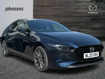 Used Mazda 3 Exclusive-Line 138 HP (101 kW) 2025 Blue Hatchback