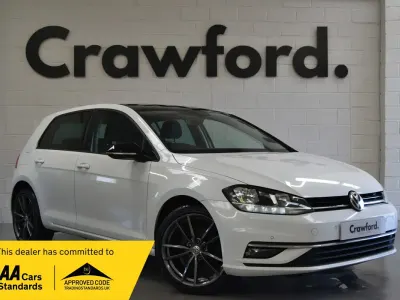 Used VW Golf VII Match 115 HP (84 kW) 2019 White Hatchback