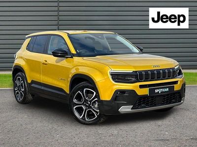 Used Jeep Avenger Summit 114 kW (156 HP) 2025 Yellow SUV