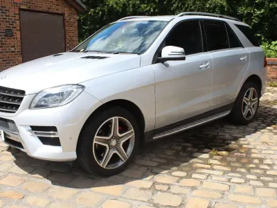 Used Mercedes ML350 AMG line 258 HP (189 kW) 2015 Silver SUV