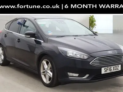 Used Ford Focus Titanium 125 HP (91 kW) 2016 Black Hatchback