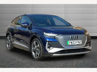 Used Audi Q4 e-tron S-Line 219 kW (299 HP) 2023 Blue SUV