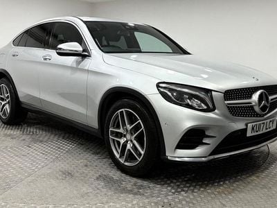 Silver Used 2017 Mercedes GLC220 AMG line Coupe | £16,495 (Fair price)
