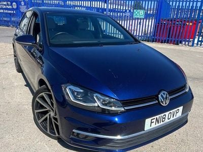 Blue Used 2018 VW Golf VII GT Hatchback | £8,995 (Good price)