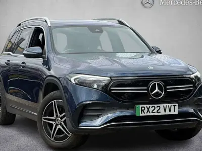 Used Mercedes EQB350 AMG line 214 kW (292 HP) 2022 Blue SUV