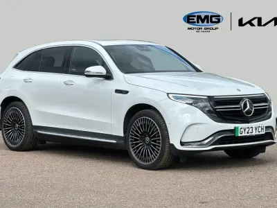 Usado Mercedes EQC400 AMG Line Premium 300 kW (408 CV) 2023 Blanco SUV